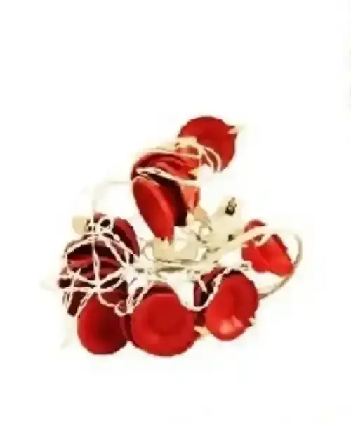 Diwali Red Diya Light 3 Pin, 3.3M