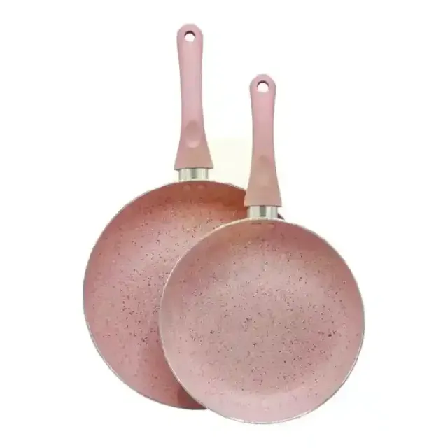 AMERCOOK Granite Frypan Set (22cm & 26cm) 2pcs