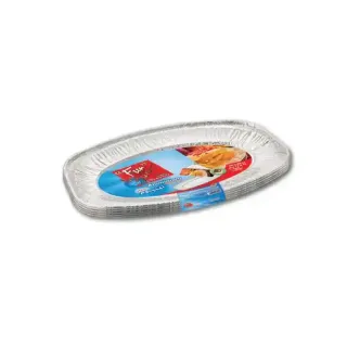Fun Aluminium Platters/Oblong 35X24Cm 5Pcs