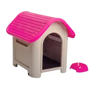 MQ PLASTIC DOG HOUSE S MAGENTA 600-MAG