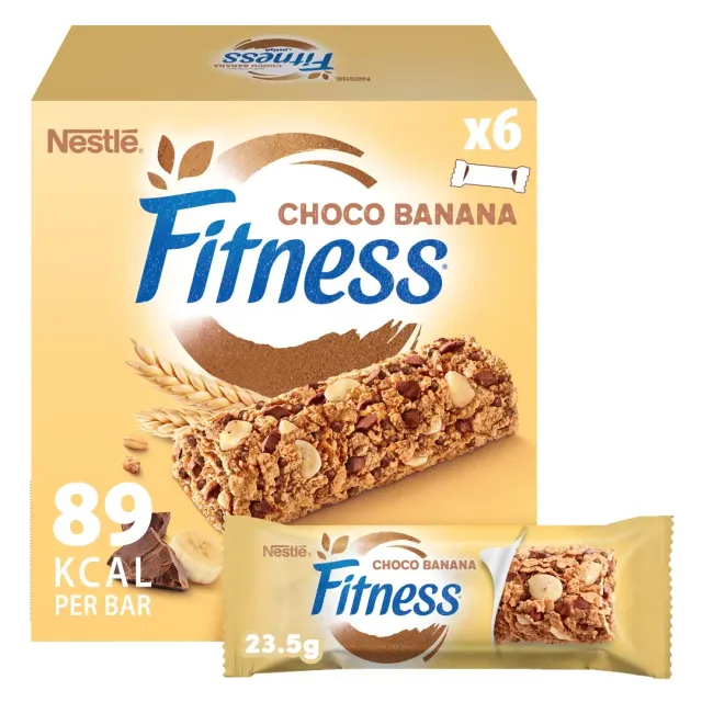 Fitness Chocolate Banana Cereal Bar 23.5g