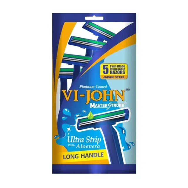 Vi-John Strip Aloe Vera Razor Pack 5pcs