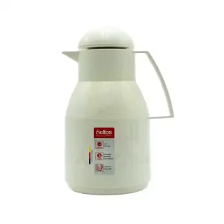 هيليوس فراغ إبريق العادية الأبيض 1.0Lt