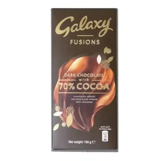 Galaxy Fusion 70% Cocoa Dark Chocolate 100g