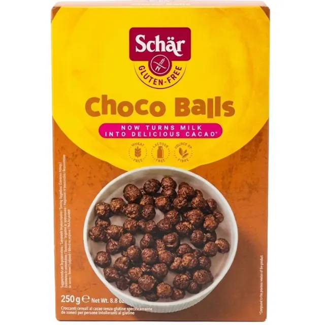 Schar Gluten Free Choco Balls Cereals 250g