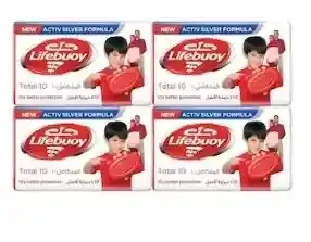 LIFEBUOY BAR SOAP TOTCARE 125G 3+1FR @SP