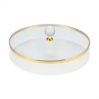 Blackstone Rnd Tray 25Cm 1678 Acr25G