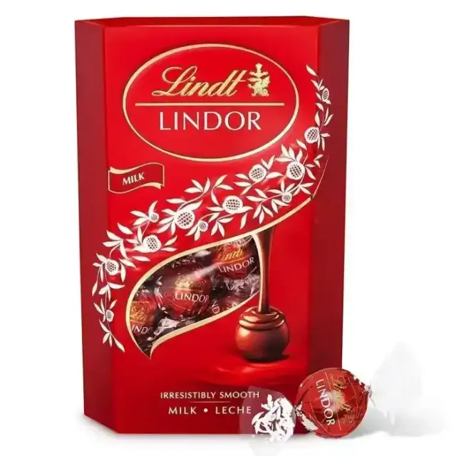 LINDOR MILK CORNETS 500G SP