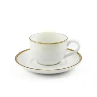 Porceletta H.P Ivory Mocha Cup & Saucer 200Ml 08-1397D1
