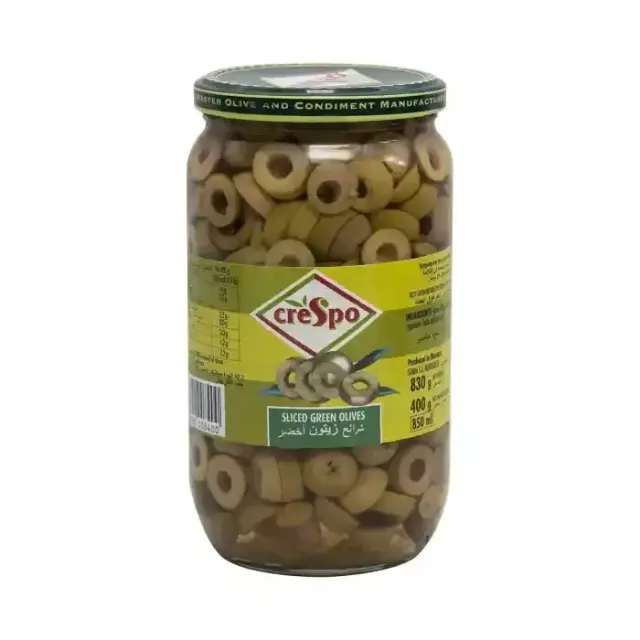 كريسبو زيتون أخضر شرائح 400غم * 6