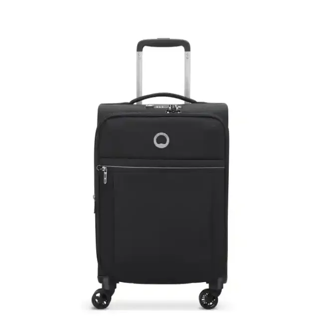Delsey Brochant 4W Soft Trolley 55Cm Blk
