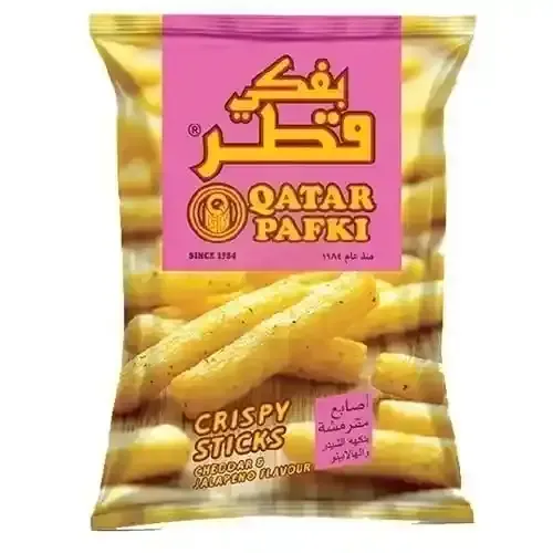 Qatar Pafki Cheddar & Jalapeño Crispy Sticks 15g