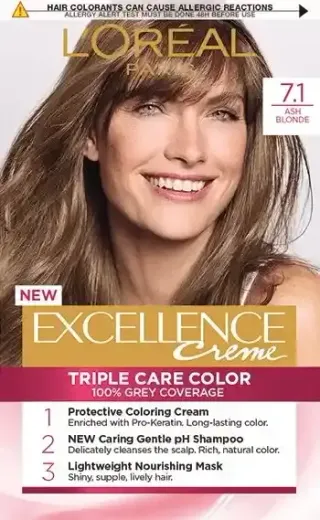 L’Oréal Excellence Hair Color Ash Blonde 7.1