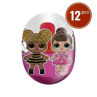 L.O.L. Surprise Twist Pop Candy with Stickers 15gx12 Pieces