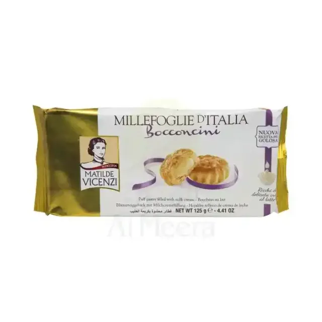 Matilde Vicenzi Puff Pastry With Milk Cream 125G
