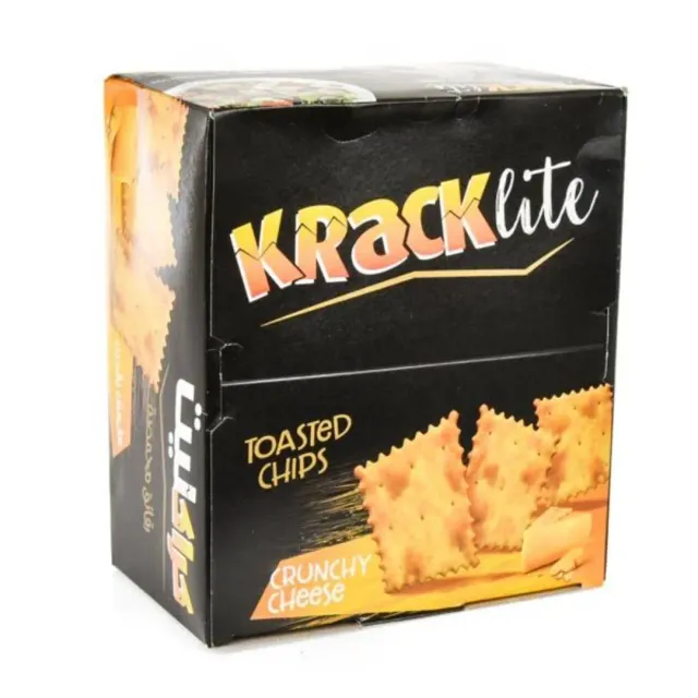 Kracklite Toasted Chips Crunchy Cheese 26gx12 Pieces