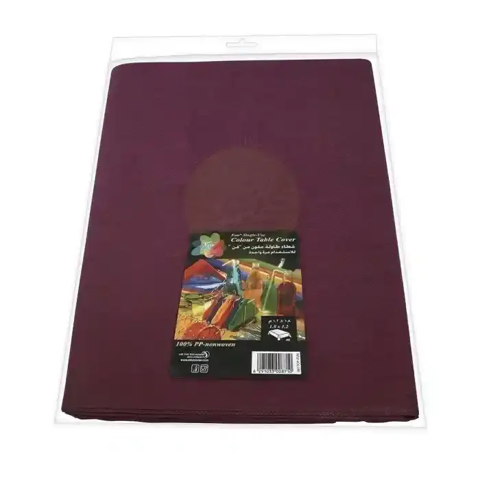 FUN PP Table Cover 1.8x1.2M Plum