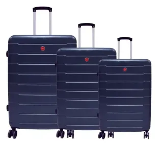 NOMAD 4W HARD TROLLEY SET 3PCS BLUE 0803
