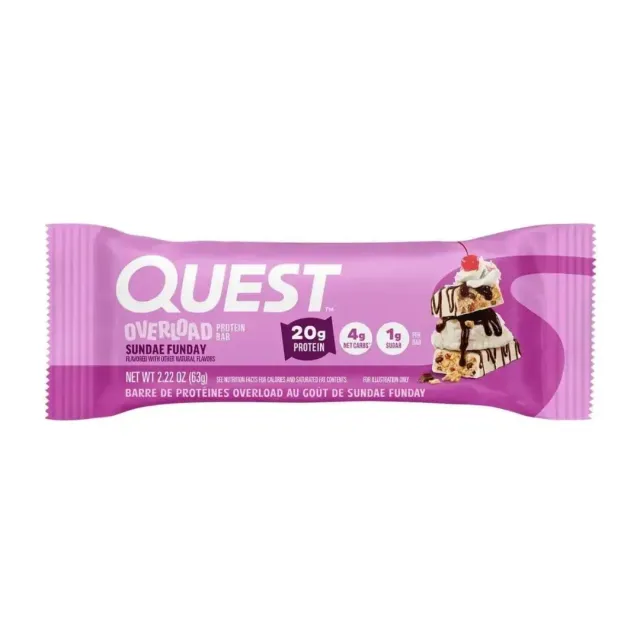 Quest Protein Bar Overload Sundae 63g