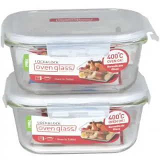 L&L Oven Glass 750Ml 2Pcs Set Llg224S905