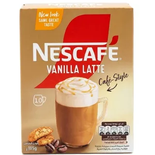 NESCAFE VANILLA LATTE COFFEE 18.5GX10