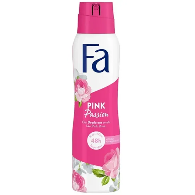 Fa Deodorant Spray Pink Passion Like Pink Rose Scent 150ml