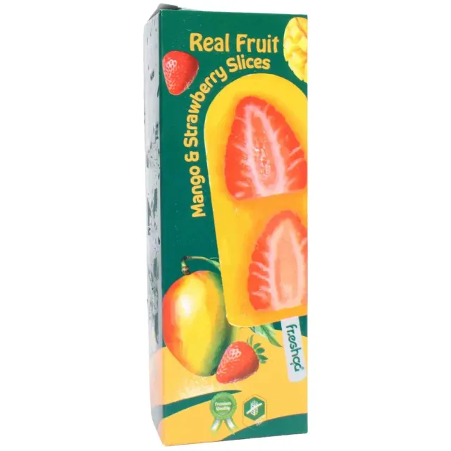 Freshqa Mango & Slices Strawberries Natural Pops 80ml
