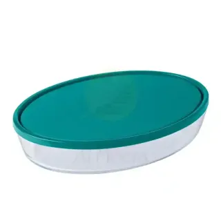 Pyrex Oval Roaster with Lid 3L