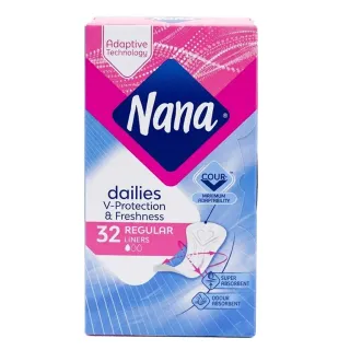 Nana Panty Liners Normal Multi 32 Liners