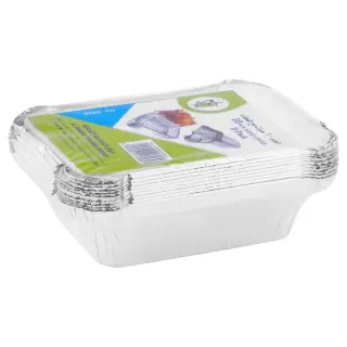 National Aluminum Container with Lid 10pcs