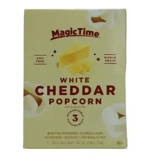Magic Time Popcorn White Cheddar 240G