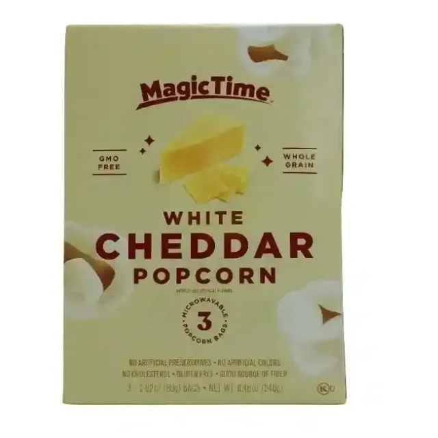 Magic Time Popcorn White Cheddar 240G