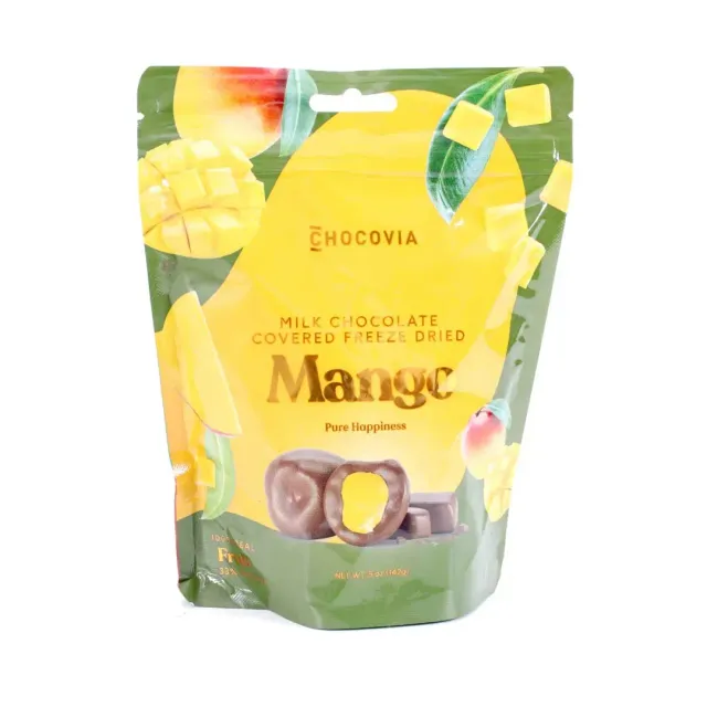 Chocovia Milk Chocolate with Freeze Dried Mango 142g