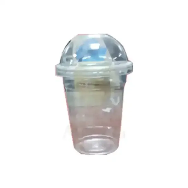 اكواب بلاستيكيه بغطاء قبه 12oz