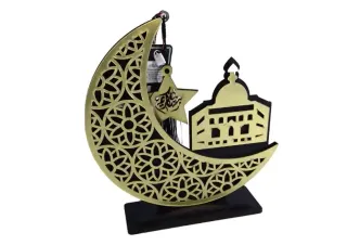 FANAR RAMADAN DECO MOON with STAND C24555