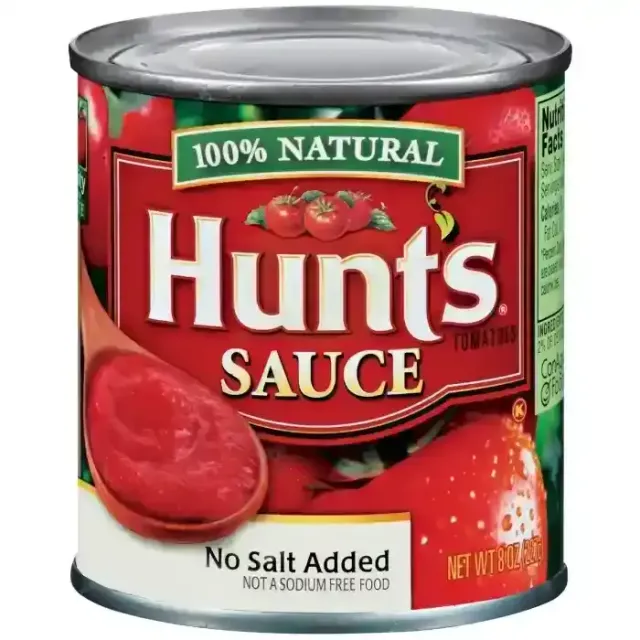 Hunts Tomato Sauce No Salt Added 227Gr