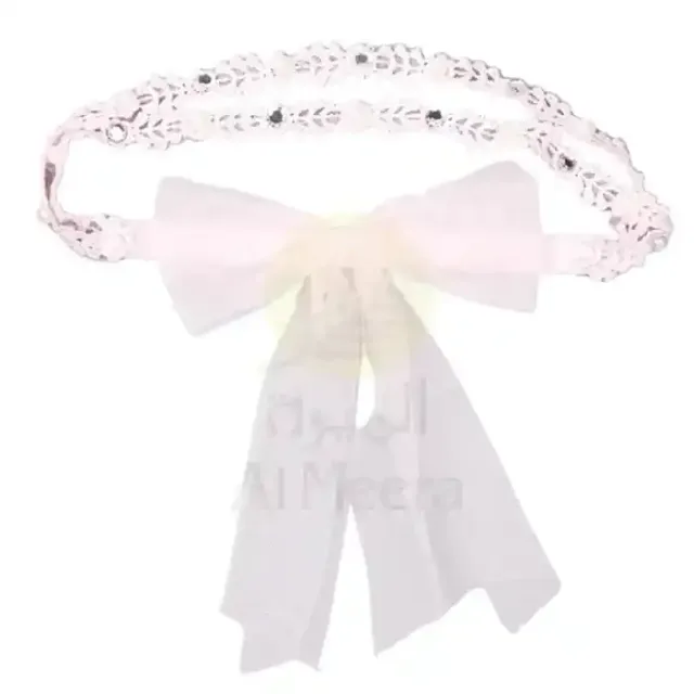 Sara Hair B& Lace Pink White For Kids Oudb001-002