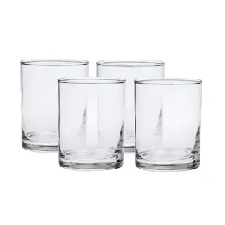 Harmony Clear Tumbler Set, 12oz, 4 Pieces