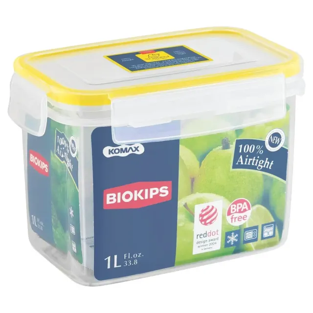 BIOKIPS RECT FOOD CONT 1L R21