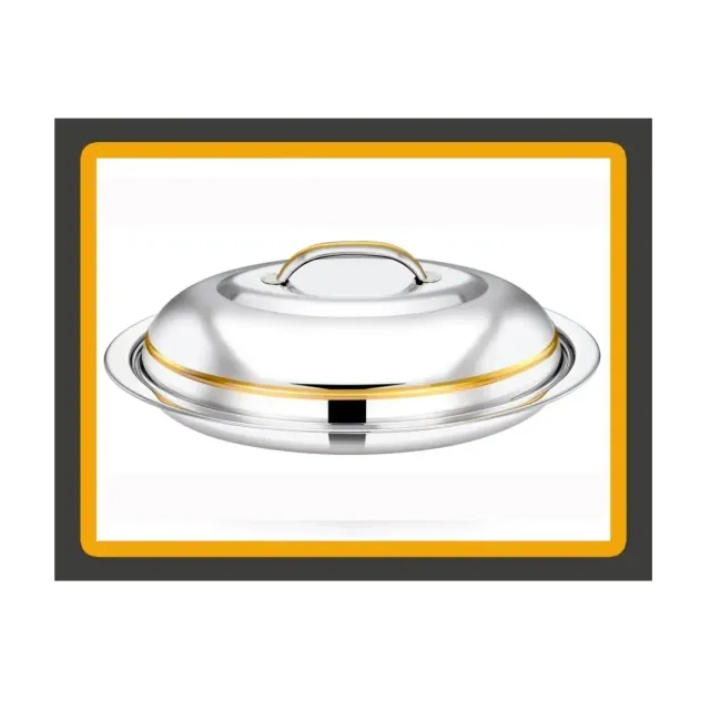 Bohara Serving Dish Oval Gold 50cm