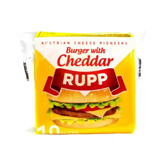 RUPP BURGER SLICES CHEDDAR 200G