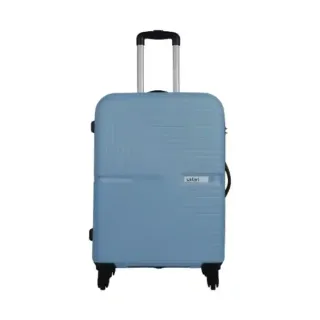 Safari Hard Trolley 4-Wheel Blue Medium 66cm