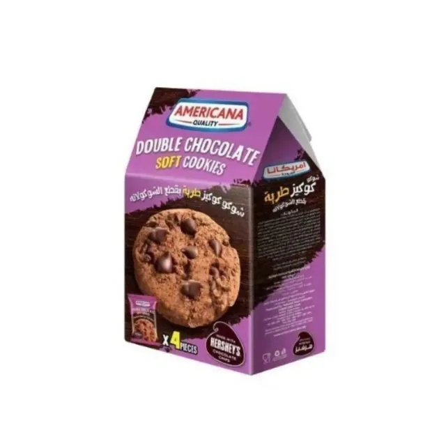 AMERICANA DBL CHOCO SOFT COOKIES 40GX4