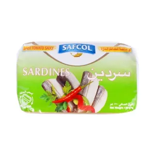 سافكول ساردينز إن هوت توميتو سوس 120 جم