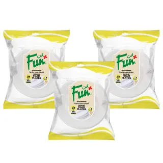Fun Foam Plate 10inch 25pcs x 2