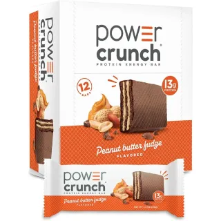Power Crunch Peanut Butterr Fudge Protein Energy Bar 40gx12 Pieces