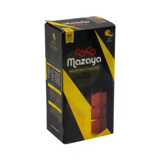 Coco Mazaya Charcoal Cubes of Coconut Shell 96 Pcs