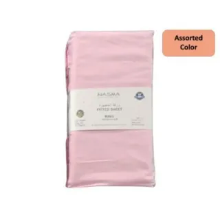 Nasma Fitted Sheet King Plain 200 x 200