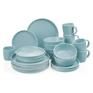 Decopor Dinnerware Set 24Pcs Blue/371