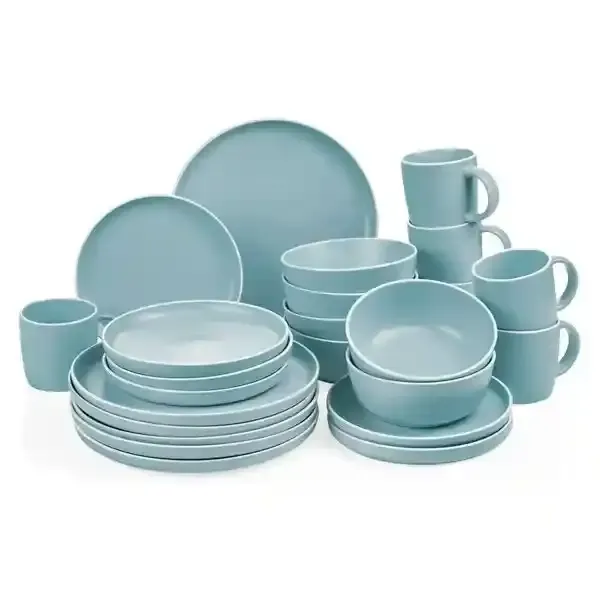 Decopor Dinnerware Set 24Pcs Blue/371